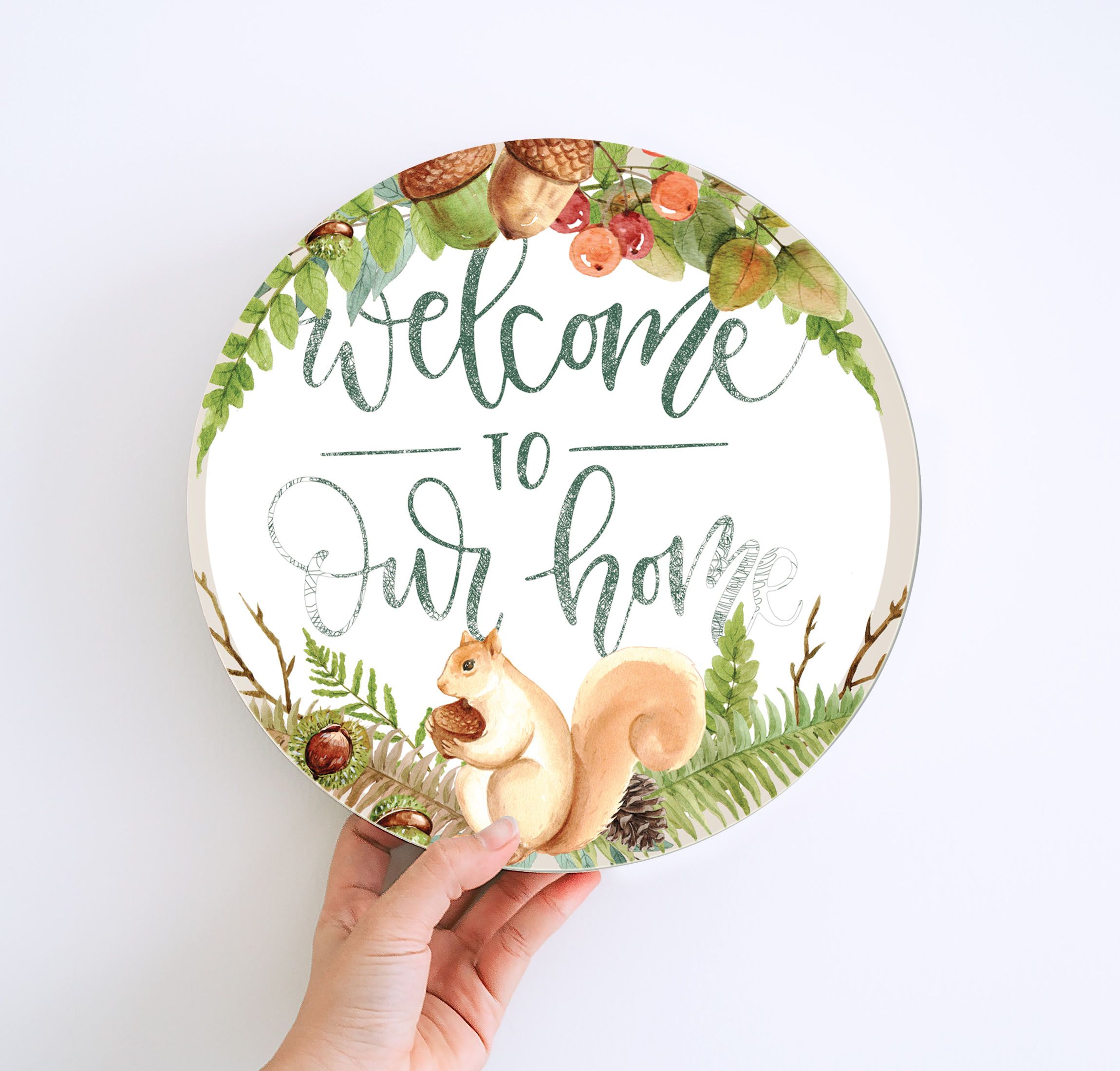 Round Wall Art Wall Decor Welcome Home, Welcome to Our Home, You Got This, Just Smile, She is Strong, grateful and Blessed, God Has a Plan, Ro Round al Decor ready to Hangund