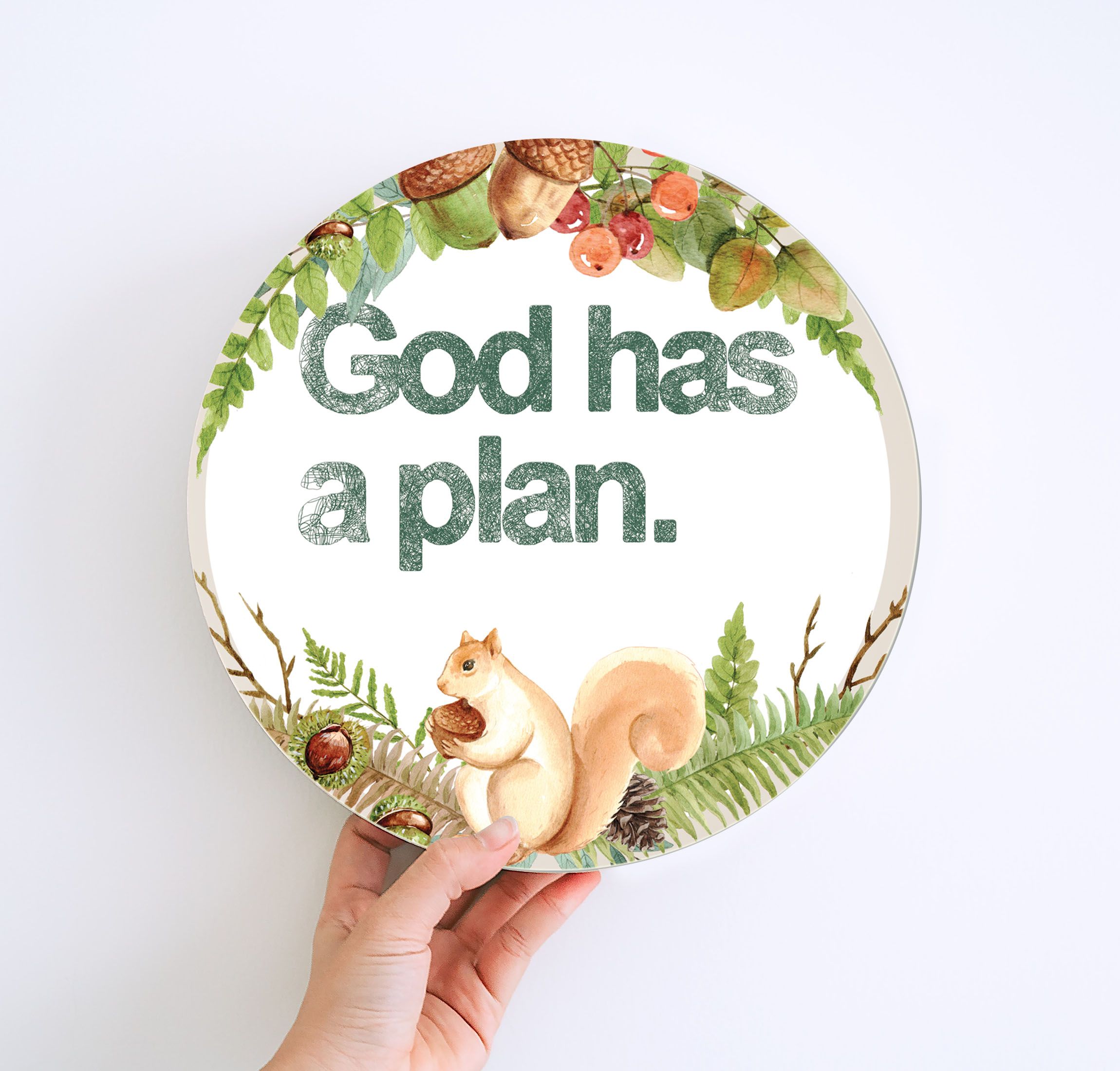 Round Wall Art Wall Decor Welcome Home, Welcome to Our Home, You Got This, Just Smile, She is Strong, grateful and Blessed, God Has a Plan, Ro Round al Decor ready to Hangund