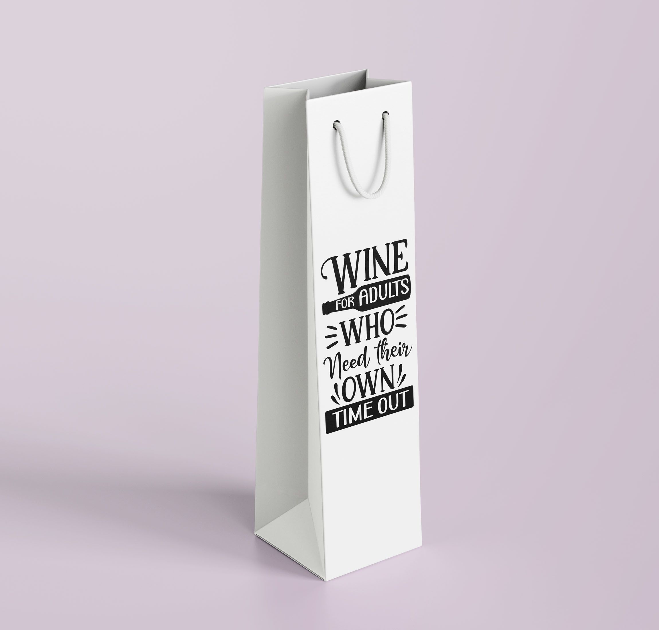 Party & Celebration Gift Giving Gift Wrapping Gift Bags Paper Wine Bag Black Reusable High-Quality Kraft Paper Bag for wine Packing/ Gifting/ Invitation Office Gifts Wine Gift Bag for Wine Bottle