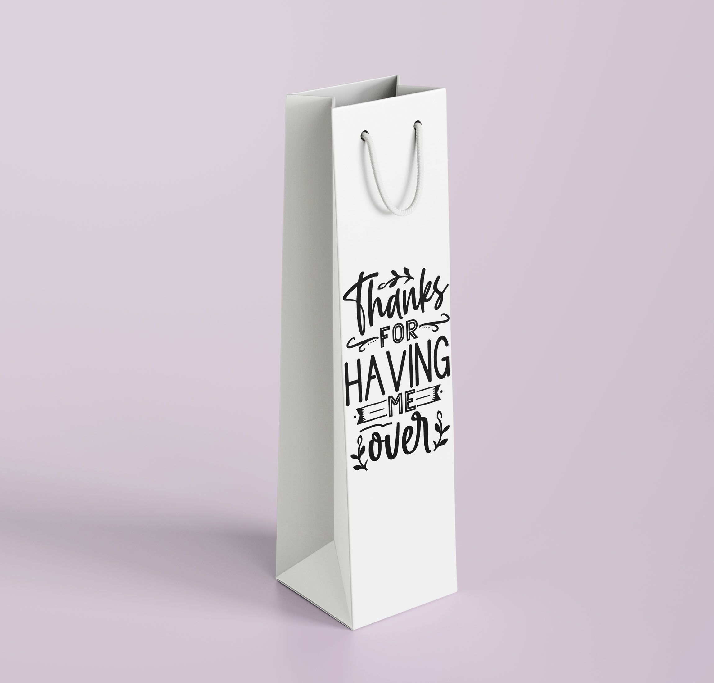 Party & Celebration Gift Giving Gift Wrapping Gift Bags Paper Wine Bag Black Reusable High-Quality Kraft Paper Bag for wine Packing/ Gifting/ Invitation Office Gifts Wine Gift Bag for Wine Bottle