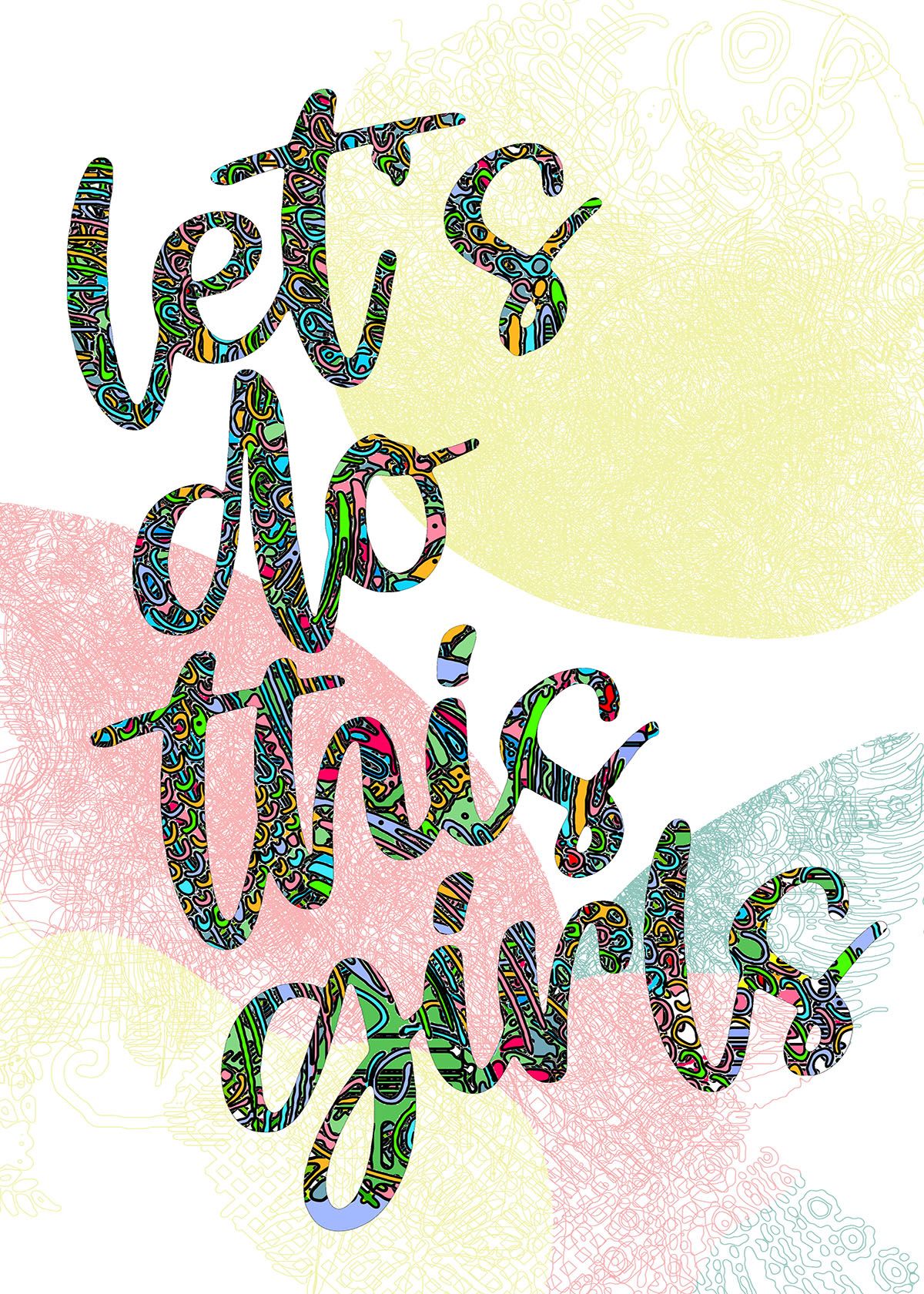 Happy Birthday Lets do This Girls, Proud Mom, I love my Boys, Slay, I love my Wife, That's my sister, Trust Yourself< Ready To Hang Large a3 Happy Birthday Wall Art Birthday Wall Decoration Watercolor