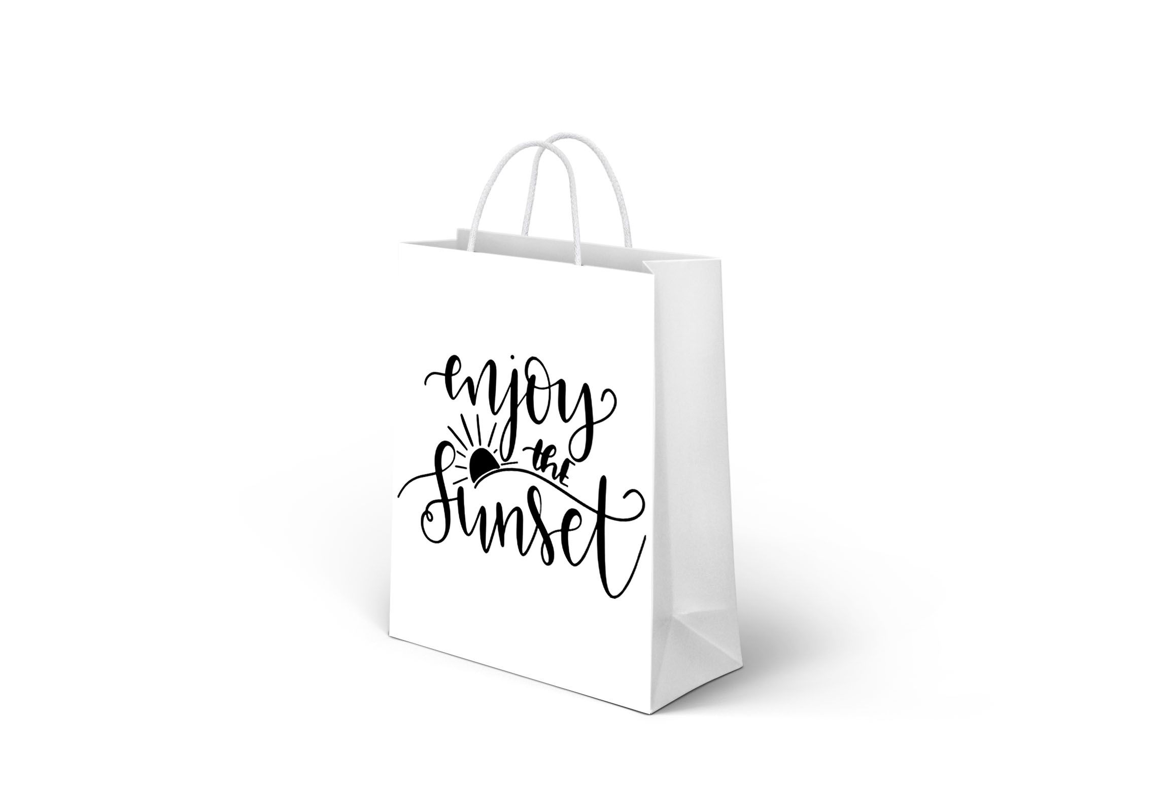 White Branded Gift Bags Small Personalized Favor Party  Bags With Handle-Personalized White Paper Gift Bags with Inspirational Tags – Elegant Reusable Bags – Custom Branded Packaging for Gifts