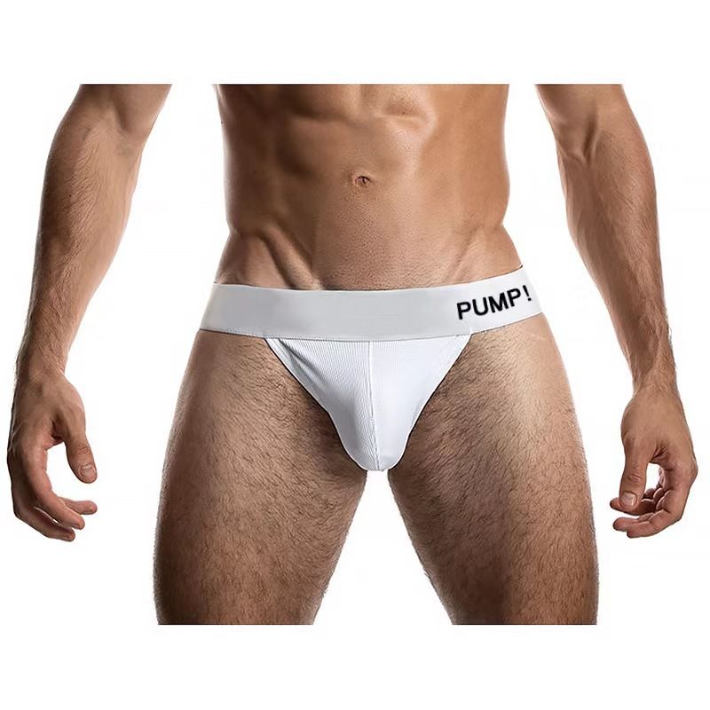2PCS Mens Brefis G String Breathable Hip-lift Jockstrap Homme Ropa Interior Hombre Sissy Panties Underwear Gay Slip Tanga ar