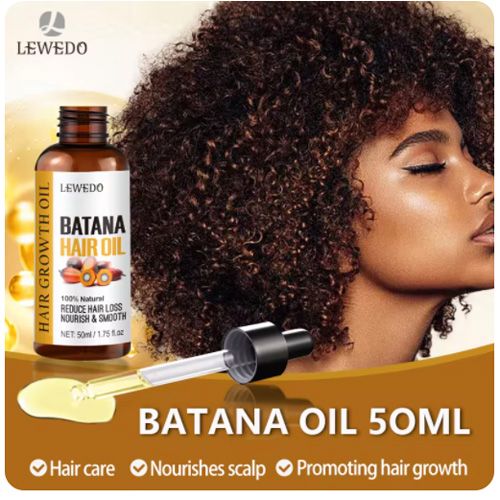 Batana Oil 100% Pure African Hair Growth Oil Batana Hair Growth Mask Butter Anti Hair Loss Break Black Hair Regrowth Treatment