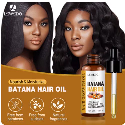 Batana Oil 100% Pure African Hair Growth Oil Batana Hair Growth Mask Butter Anti Hair Loss Break Black Hair Regrowth Treatment