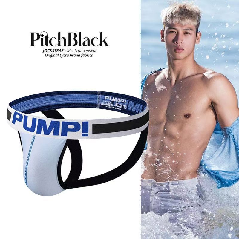 2PCS Men LowRise Anga Hombre Underwear Briefs Gay Penis Pouch Wonderjock Bikini Underwear Man Jockstrap Thong Lingerie