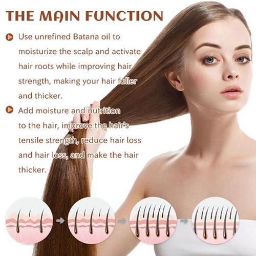 Batana Oil Hair Mask 100% Pure Organic Batana Hair Oil Anti-breakage ,nourishing,damaged Hair Repaired Natural Hair Care Set Good Quality