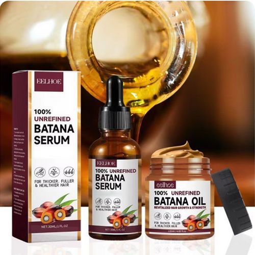 Batana Oil Hair Mask 100% Pure Organic Batana Hair Oil Anti-breakage ,nourishing,damaged Hair Repaired Natural Hair Care Set Good Quality