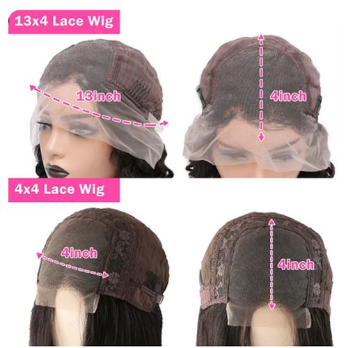Curly Human Hair Wig 13x4  Lace Frontal Wig Deep Wave Lace Front Human Hair Wigs 6A Cheap Hair Wig Remy For Black Women