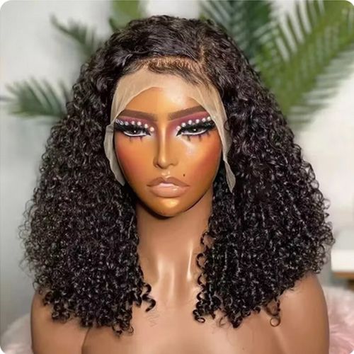 Curly Human Hair Wig 13x4  Lace Frontal Wig Deep Wave Lace Front Human Hair Wigs 6A Cheap Hair Wig Remy For Black Women