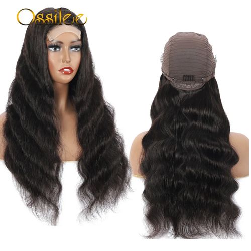 Pre Cut Lace Wig Human Hair Ready to Wear 4x4 Transparen Lace Frontal Wigs Body Wave 4x4 Closure Wigs  Full Lace Wig Human Hair