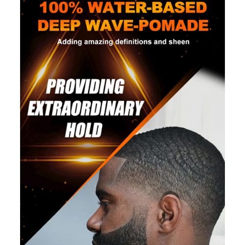 360 Wavy Frizz Control Gel Strong Hold Nourishing Scalp Wave Cream Natural Anti-Hair Loss Clay Hair Pomade for African Black Men