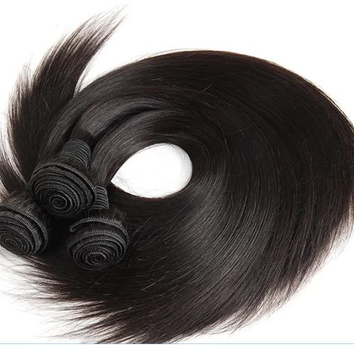 14 16 18 inch Straight Human Hair Bundles With Closure Brazilian Raw Hair Weave Bundles With 4x4 Deep Part Closure and Bundles 6+1PCS in parcel