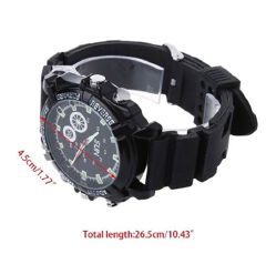 HD 1080P Watch Camera Mini Spy Cameras  Watch1080P Hidden Camera, Built-in 32 GB Memory Card Nanny Cam 10 Mins Taking, Security Camera Portable Camera Night Vision for Indoor Outdoor