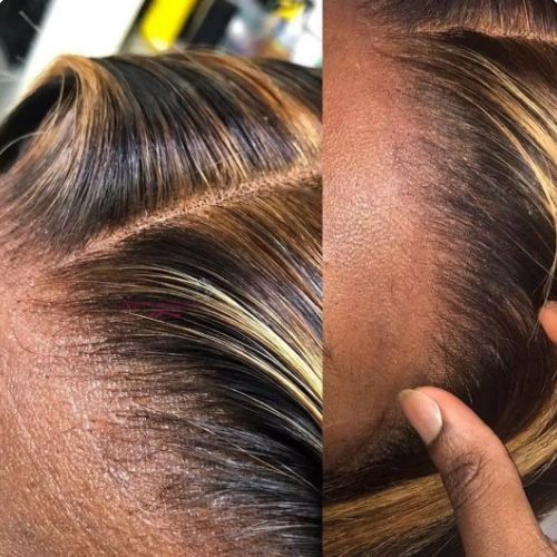 Short Bob Wig Pixie Cut Wig Straight Human Hair Wigs 13x1 Transparent Lace Fronta Wig For Women Highlight Straight Pixie Cut Wig