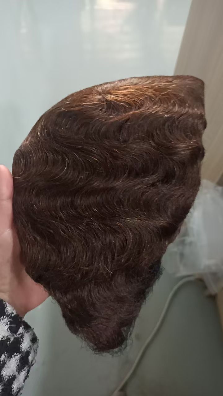 Human Hair Finger Wave Wig Natural Color Human Hair Wig Machine Short Wigs Human Hair Wigs For Women Pixie Cut