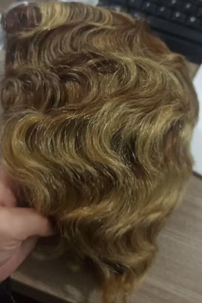 Human Hair Finger Wave Wig Natural Color Human Hair Wig Machine Short Wigs Human Hair Wigs For Women Pixie Cut
