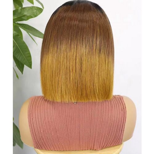 Long Bob Human Hair Wigs 250% Density Super Double Drawn Bone Straight Human Hair Wig for Black Women 13X4 Lace Frontal Glueless