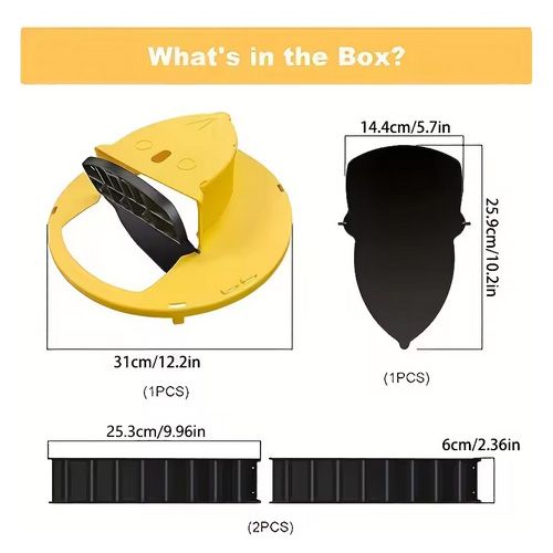 2pcs Bucket Mouse Trap Rat Trap Bucket Auto Reset Flip And Slide Bucket Lid Mouse Trap Indoor Outdoor Garage Mouse Trap Cover