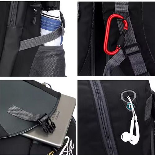 New Unisex Travel Backpack Women and Men Outdoor Hiking Mountaineering Backpacks Large Capacity Lightweight Cycling Camping Bag