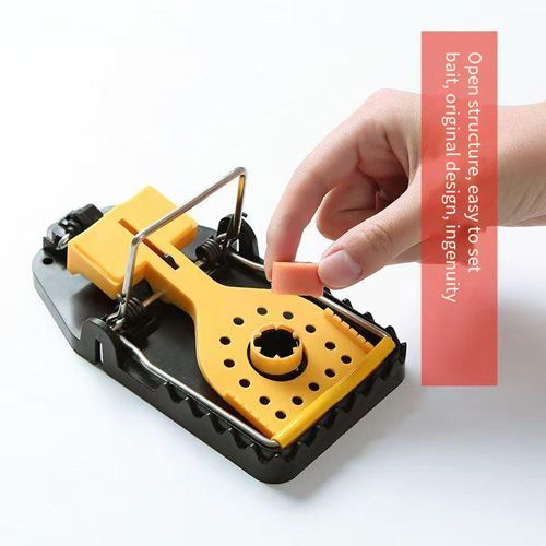 2PCS Medium Plastic Rat Trap Catching Mice Alive In A Cage Multi Type Pedal Type Reusable Mouse Catcher Indoor Outdoor Rat Trap