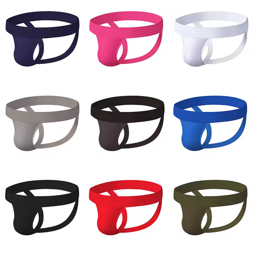 2PCS Sexy Men Underwear Briefs Athletic Jock Strap Supporter Gay Men's Jockstraps Solid 9 Colors M-XXL SIZE Logo Custom Supported