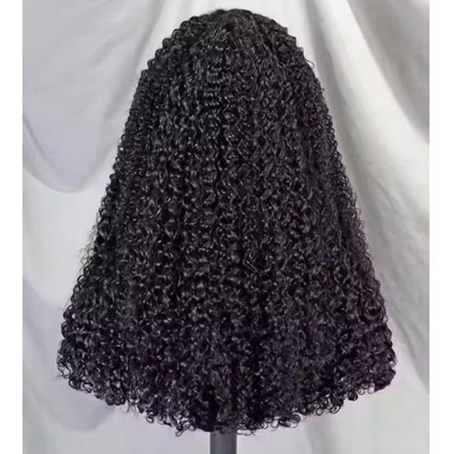 150 %Density Pixie Curly Remy Human Hair Wig 13x4 Transparent Lace Frontal 6ADouble Drawn Burmese Curly Virgin Hair for Women