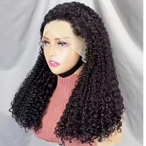 150 %Density Pixie Curly Remy Human Hair Wig 13x4 Transparent Lace Frontal 6ADouble Drawn Burmese Curly Virgin Hair for Women