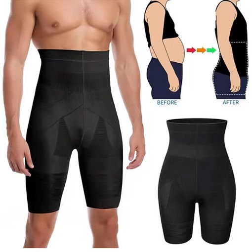 Men Body Shaper Tummy Control Shorts Shapewear Belly Girdle Boxer Briefs High Waisted Slimming Underwear Leg Compression Panties