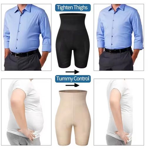 Men Body Shaper Tummy Control Shorts Shapewear Belly Girdle Boxer Briefs High Waisted Slimming Underwear Leg Compression Panties