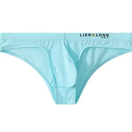 Soft Mens Ice Silk Pouch Bag Underwear Bikini Sexy Lingerie Low Waist Male Panties Briefs Ropa Interior Hombre Boys Underpants