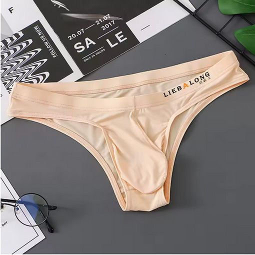 Soft Mens Ice Silk Pouch Bag Underwear Bikini Sexy Lingerie Low Waist Male Panties Briefs Ropa Interior Hombre Boys Underpants