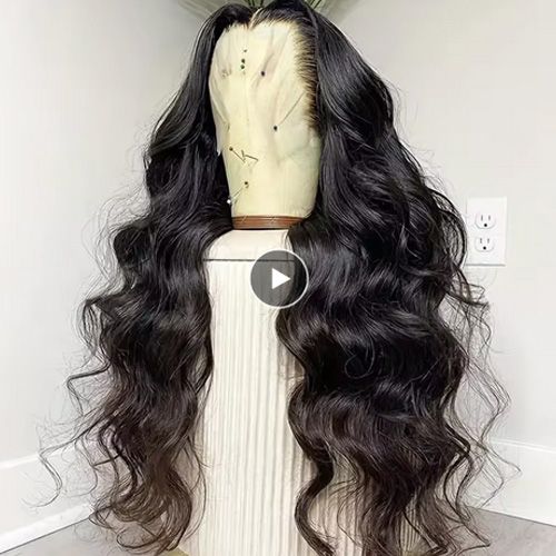 Body Wave 13x4 360 HD Transparent Lace Front Human Hair Wig 180% Density 10-30 Inch Lace Frontal Wigs For Women Pre Plucked