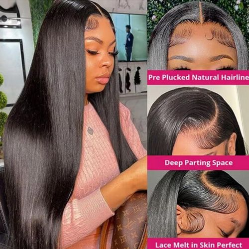 13x4 HD 30 28inch Straight Glueless Wig Ready To Wear And Go 100% Human Hair For Women Precut Hd Lace Frontal Bob Wigs On Sale