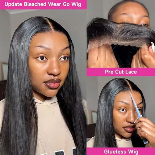 13x4 HD 30 28inch Straight Glueless Wig Ready To Wear And Go 100% Human Hair For Women Precut Hd Lace Frontal Bob Wigs On Sale