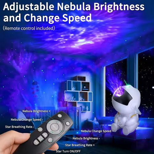 Galaxy Star Astronaut Projector Light Starry Sky Porjectors Lamp Decoration Bedroom Room Nebula LED Night Light Child Adult Gift