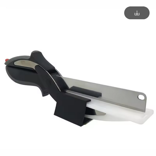 Stainless Steel Barbecue Steak Cutting Shear Household Vegetable Scissors 2 In 1 Multi Kitchen Tool Fruit Knife