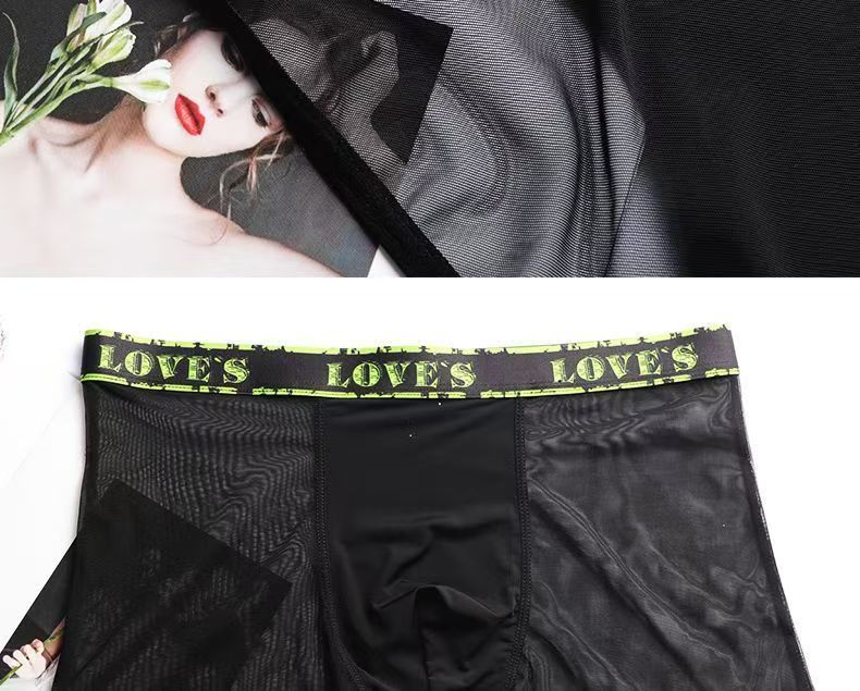 Couple Men Shorts Women Briefs Lovers Fun Lingerie Sexy Couple Underwear Set Heart Lace Panties for Lover Modal Underpants