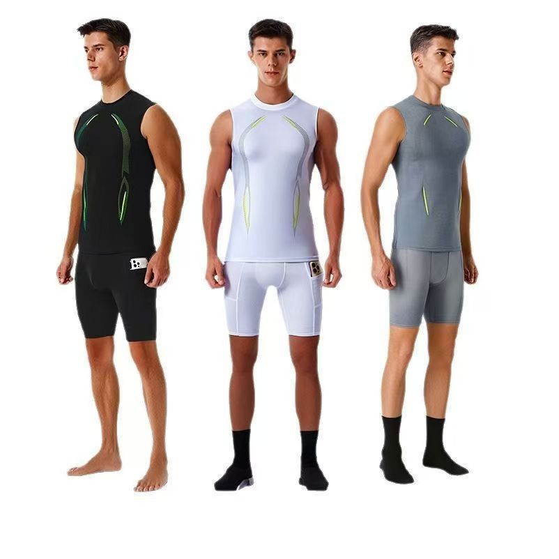 2pcs Set Basketball Jersey Suits Plus Size Outdoor Sport Shirts Tops Shorts Breathable Tennis Sportswear Male Fitness Tracksuit