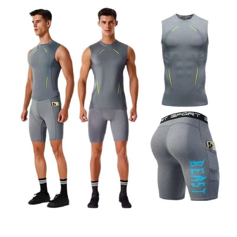2pcs Set Basketball Jersey Suits Plus Size Outdoor Sport Shirts Tops Shorts Breathable Tennis Sportswear Male Fitness Tracksuit
