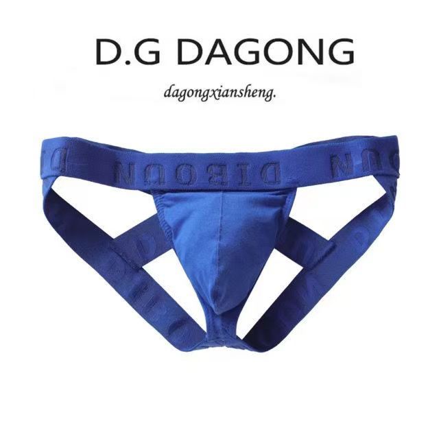 Men Sexy Underwear Jockstrap Thongs Cotton Briefs Dew Buttocks Underpants Bondage Panties Open Butt Male Lingerie G-String Thong