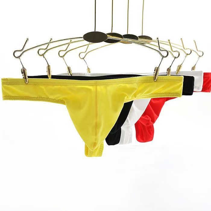 Sexy Low Waist Men's Underwear Modal Pure Sexuality Style Fun Personality Special Spicy T-line Underpants