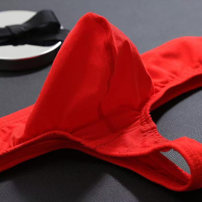 Sexy Low Waist Men's Underwear Modal Pure Sexuality Style Fun Personality Special Spicy T-line Underpants