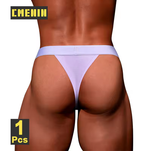 Sports Panties Solid Men Thong Man Modal Breathable G-String Low Waist Slips Sissy Thong Men Underwear Men's Fitted Thong