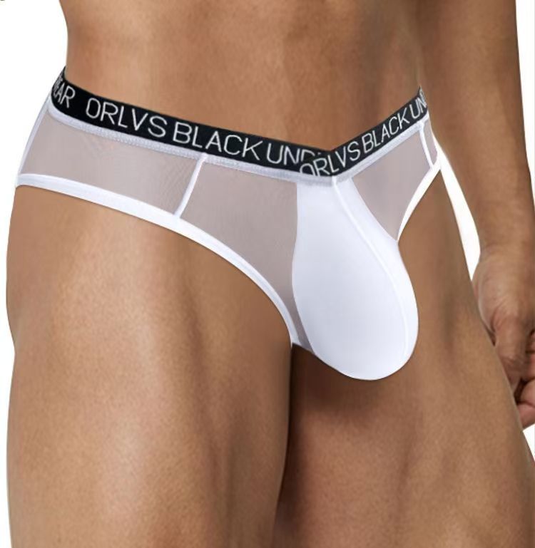 Mini Thong Men Sexy Panties Low Waist T-Back Underwear Bikini Briefs Ultra Thin Lingerie hombre Underpants