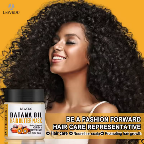 2PCS--Fast Hair Growth Oil Africa Crazy Traction Alopecia batana Hair Mask Anti Hair Break Hair Strengthener Hair Loss Treatment Spray
