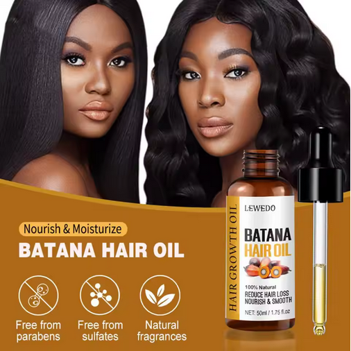 2PCS--Fast Hair Growth Oil Africa Crazy Traction Alopecia batana Hair Mask Anti Hair Break Hair Strengthener Hair Loss Treatment Spray