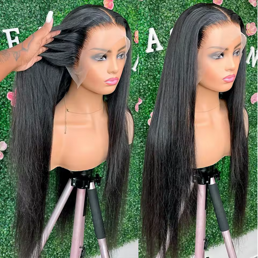 30 Inch 12A grade High Quality Human Hair Transparent 13x4 Lace Front Human Hair Wigs Brazilian Straight Glueless 24inch Vietnam Human Hair Lace Frontal Wig for Black Women