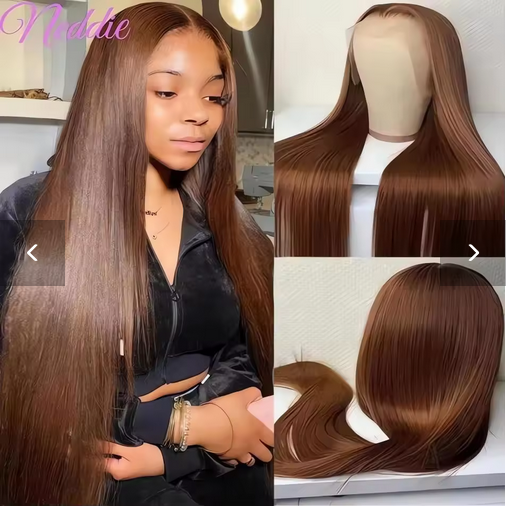 30 Inch 12A grade High Quality Human Hair Transparent 13x4 Lace Front Human Hair Wigs Brazilian Straight Glueless 24inch Vietnam Human Hair Lace Frontal Wig for Black Women