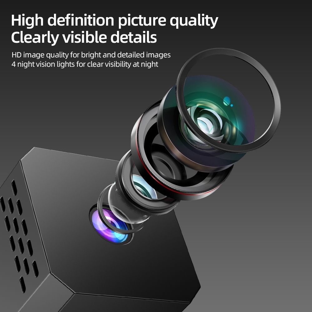WiFi---1080p Mini Surveillance Camera Home Security Wireless Wifi Protection Remote Monitor Night Vision Camera Smart Life Hidden Cameras